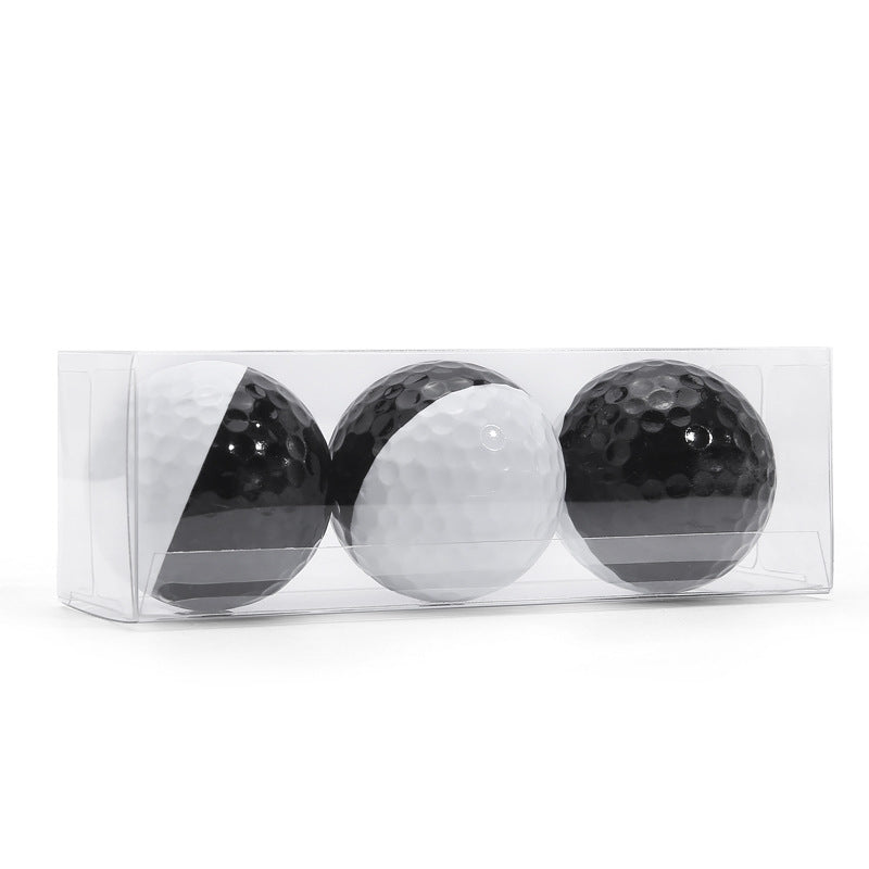 Enhance Your Golf Game with the Two-tone Two-layer Ball Putter Practicing Ball